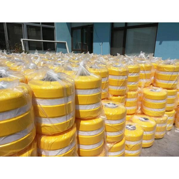 Highway Rolling Barrier System Safety Anti-Collision Guardrail Polyurethane Roller Bucket for Car Truck Crash Warning