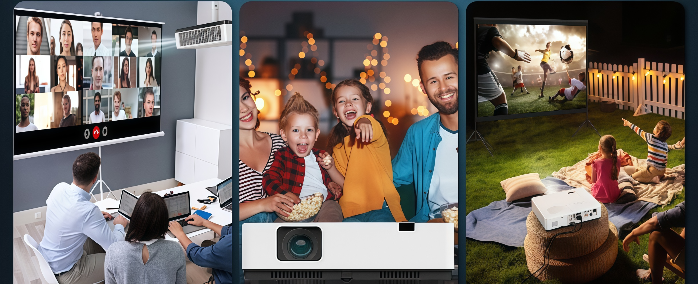 SMX 4600 Lumen 3LCD Projector with Android System Good for Home Cinema