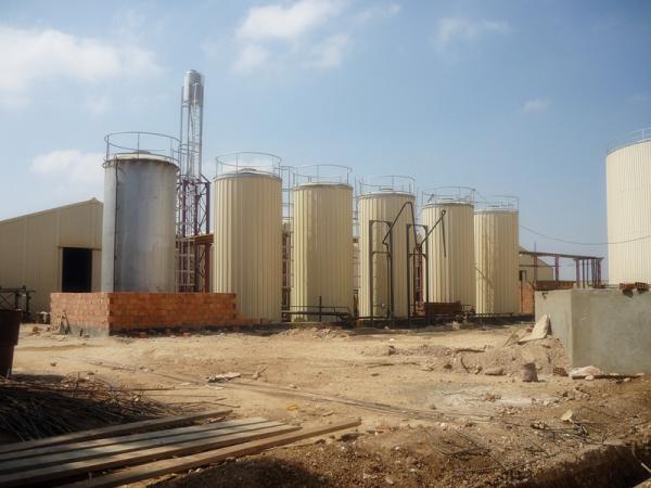 Vertical Liquid Asphalt Storage Tanks 10m3-500m3 At Site Construction