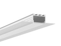 Perfil de alumínio conduzido da placa de gesso do diodo emissor de luz do canal para o diodo emissor de luz decorativo linear