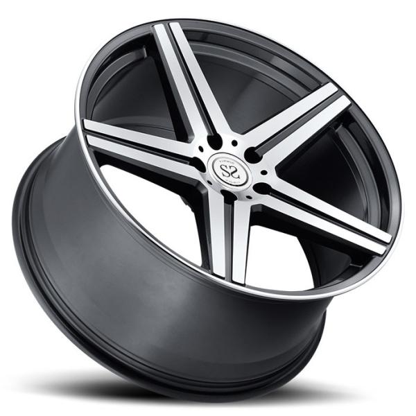 os costumes cinzentos da cara da máquina 5*114.3 1 parte forjaram a borda da roda da liga para Lexus
