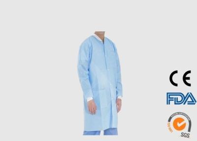 Comfortable Disposable Visitor Coats Water Repellent For Hospital / Clinic
