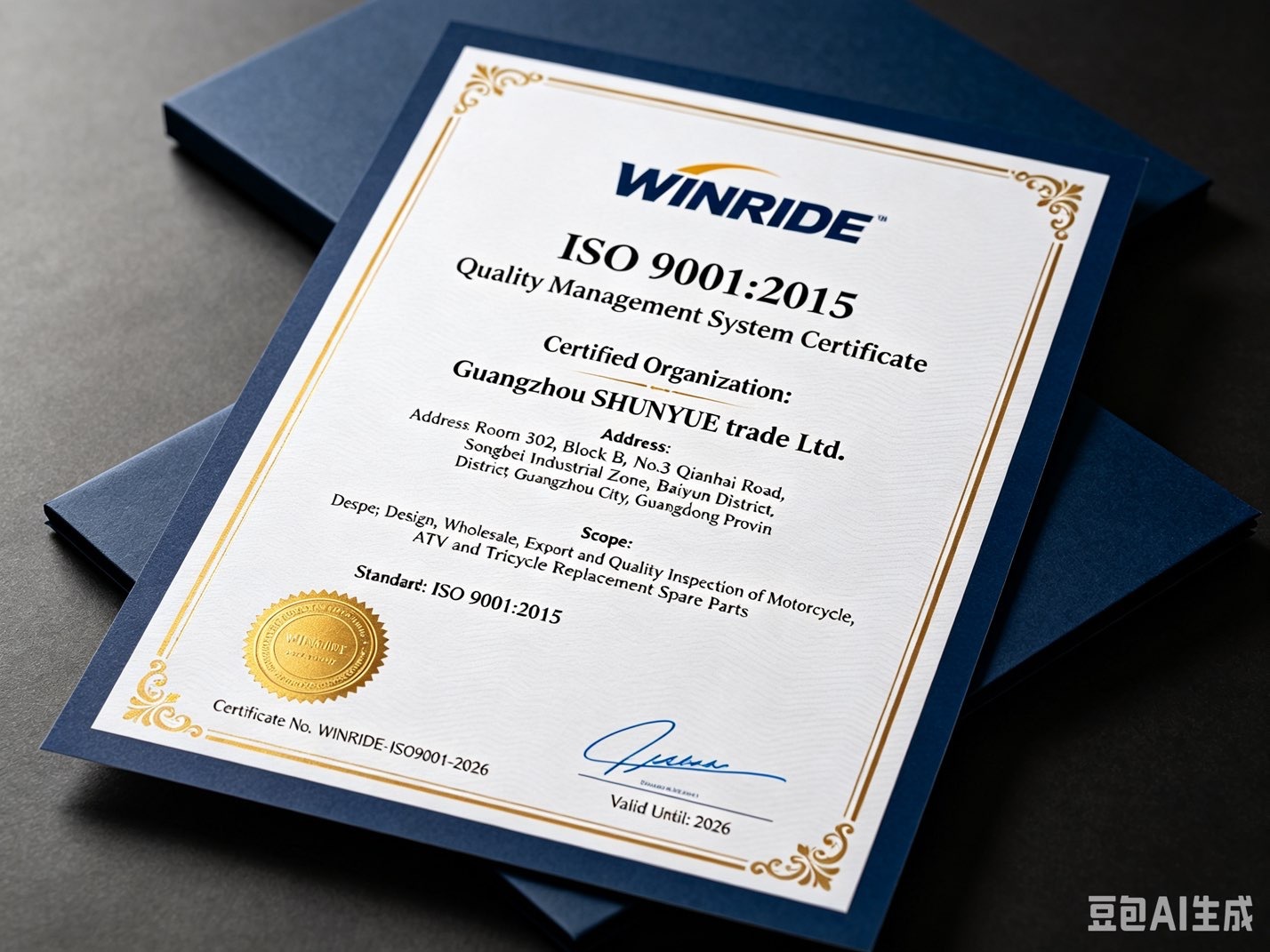 Guangzhou Shunyue Trade Co.,Ltd Certifications