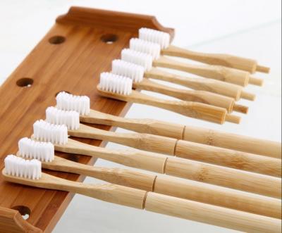 Escova de dentes de bambu destacável da cabeça substituível não plástica amigável de Eco