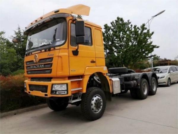 Yellow SHACMAN F3000 Head Tractor 6x4 430HP EuroII SHACMAN Tractor Head
