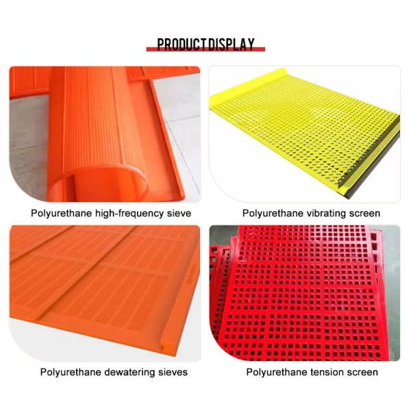 Polyurethane Tension Screen Mesh Steel Wire Mesh for Mining & Oil Field Equipment Parts for Machine & Equipments