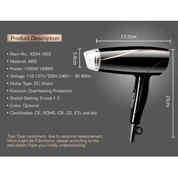 Облегченный компакт фена для волос 1000w для профессионального дизайна точности