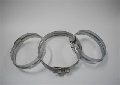 A braçadeira de tubulação larga da montagem da parede do anel para a poeira recolhe a superfície galvanizada do sistema de tubulação