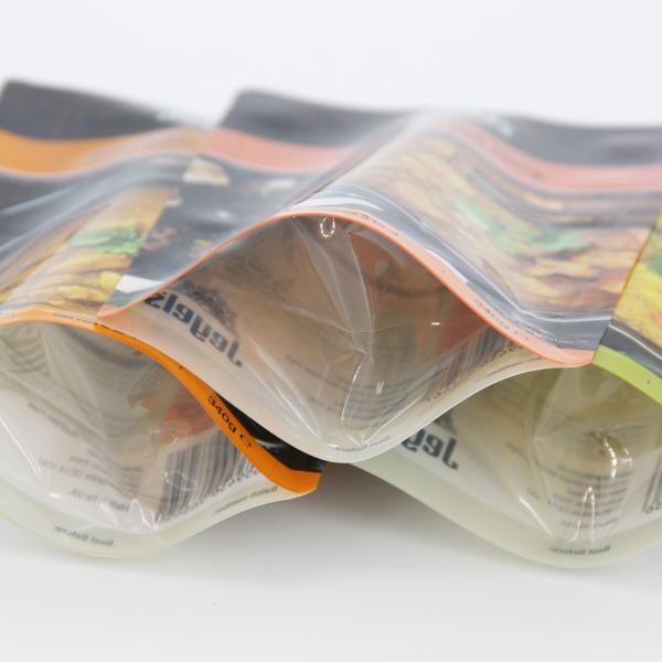 Cheese Pasta Pouch Company Supplies Soup Soy Tomato Sauce Packaging Plastic Doypack Zipper Bag