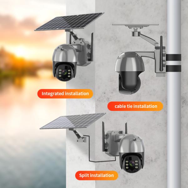 Security System Tuya Smart Camera PTZ Wireless Outdoor Waterproof Wifi 4G Solar Camera