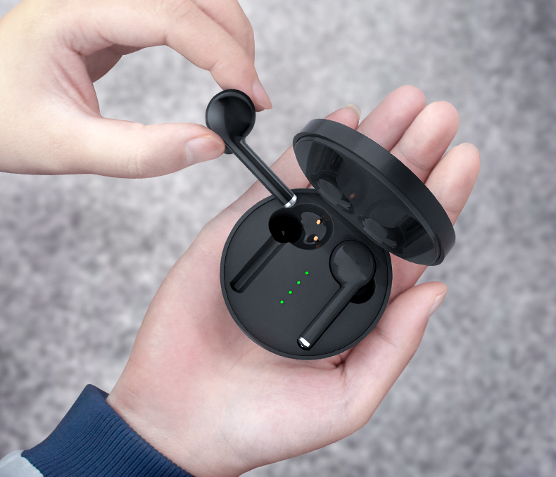 Радиотелеграф Bluetooth V5.0 мини Tws в наушниках наушников Tw40 уха