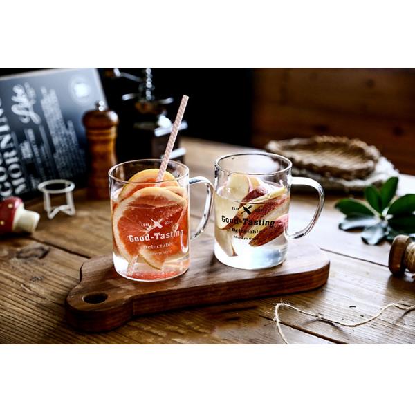 500ml taza de cristal clara hecha a mano, taza de café reutilizable de cristal del estilo nórdico