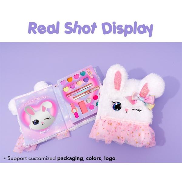 Skin Friendly Kids Play Makeup Kit With Lip Gloss Eye Shadow Palette Customizable