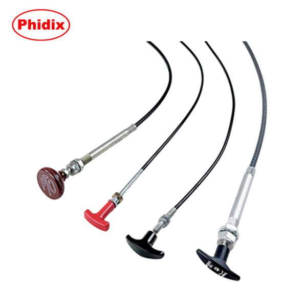 Various Control Cable Handles For Mechanical Operations