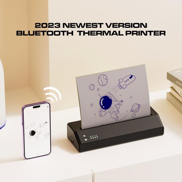 App Control Tattoo Transfer Machine 2500mAh 203dpi Thermal Copier Tattoo