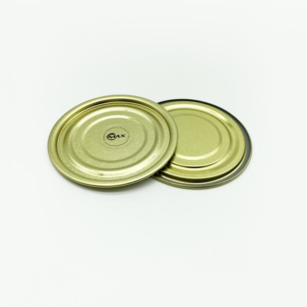 BPA FREE Metal Can Lids Gold Silver Color Various Diameter For Food Packaging