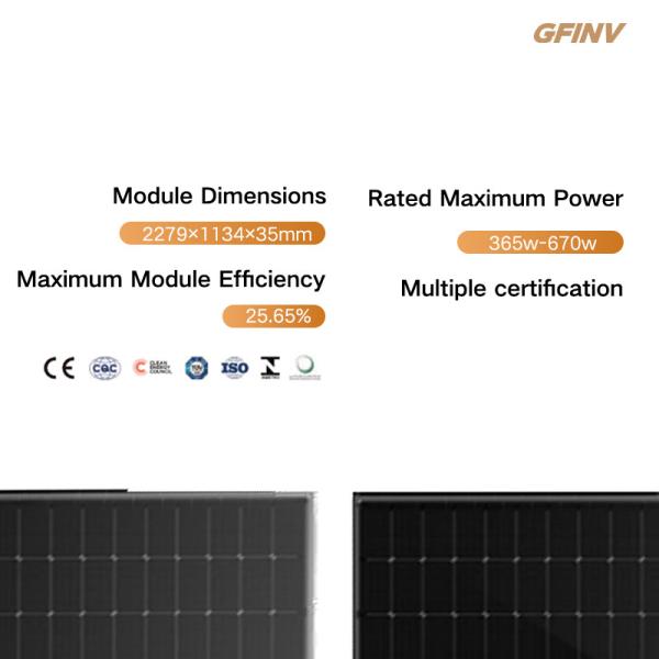 120 Cells 350W 480W 585W 1000w Solar Panel Residential Solar Panels 182X182mm