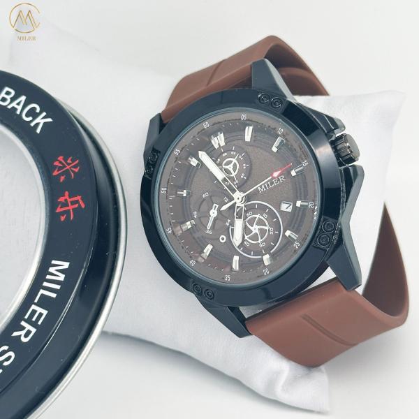 Custom Logo Minimalist Watch For Men Sport Silicone Waterproof Luminous Quartz Watches Mens Business Calendar Wrist Watches
