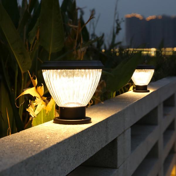 6V 5.5W conduziu o cerco de luzes do cargo para o patamar concreto 25x19x12cm do pátio dos cargos
