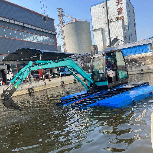 KEDA Multi-purpose Amphibious Excavator with Sealed Box-shaped Track Shoe and Advanced Hydraulic System