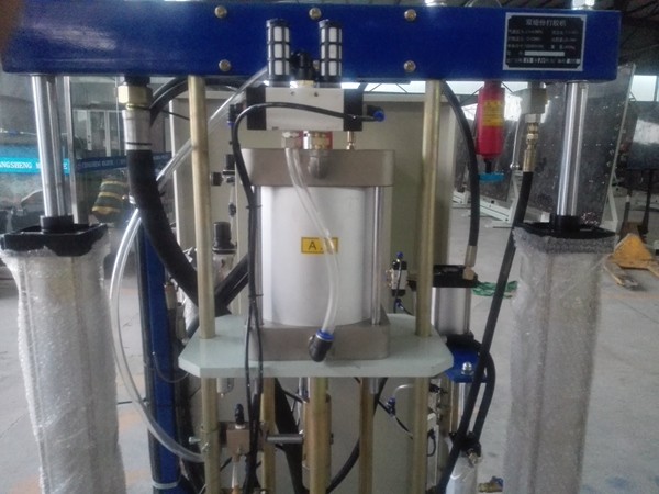 Two Component Sealant Insulating Glass Machine For 3-19mm Window Glass Secondary Gluing