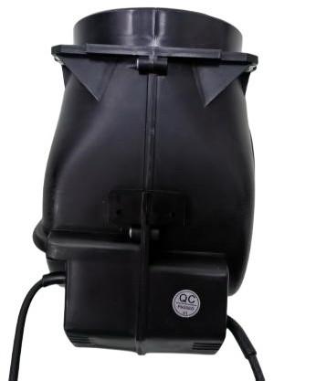 Fã plástico preto do ventilador da C.A. de Shell Centrifugal para o fogão Hood Air Purifier