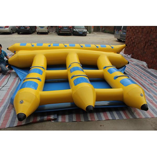 Summer Watertoys 6 Seaters Inflatable Flying Fish Towable Red Orange Yellow