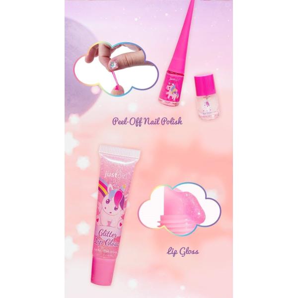 Trendy Young Girls Nail Set Pretend Makeup Set Easy To Use  Lightweight