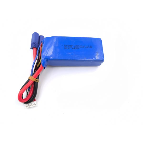 643880 14.8V 1800mAh LiPo Battery, 26.64Wh Compact 4S Drone Battery for Lightweight FPV, Mini Quadcopter & Portable Devices
