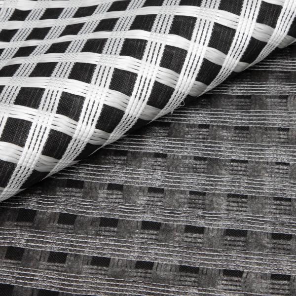 Anti Slip Geocomposite Fiberglass Geogrid Bonding PET Nonwoven Geotextile