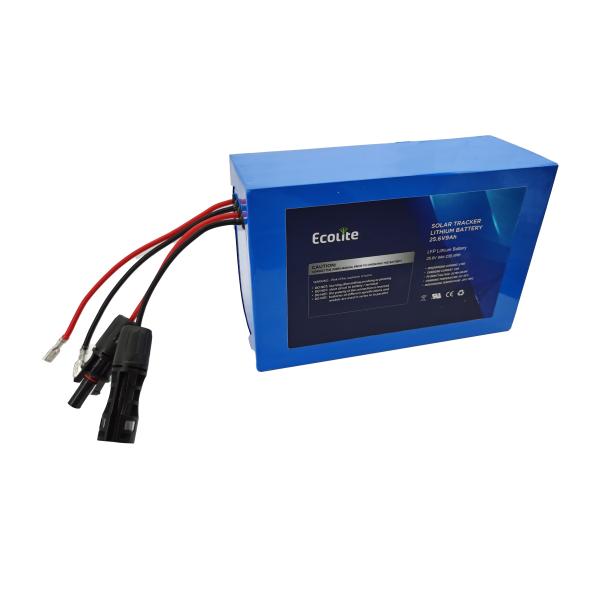 ECOLFP2410 25.6V 10Ah LiFePO4 Tracker Power Pack 256Wh Built-In MPPT Smart BMS
