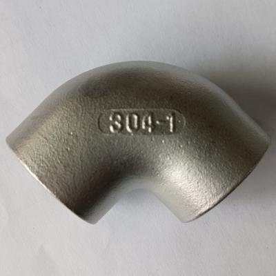 Cotovelo de aço inoxidável da soldadura do soquete dos encaixes moldados AISI 304L de 90DEG CL150