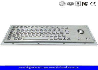 Teclado Ruggedized NEMA4 da montagem do painel do Trackball com 64 chaves completas do curso