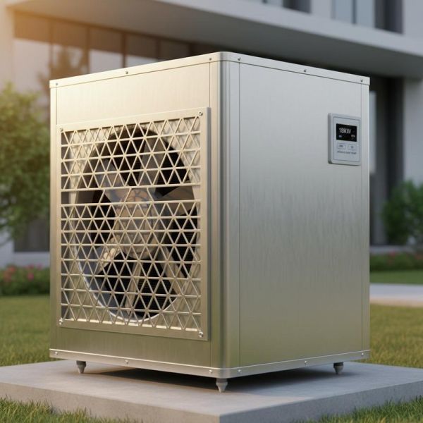 18KW High Efficiency 304# Galvanized Sheet Air Source Heat Pump for Outdoor Heating and Cooling