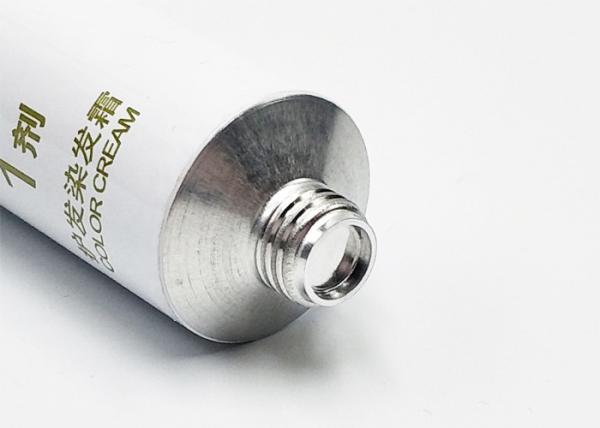 Color Dyeing Cream Squeeze Tube Packaging , 30-100ML Aluminium Cosmetic Packaging