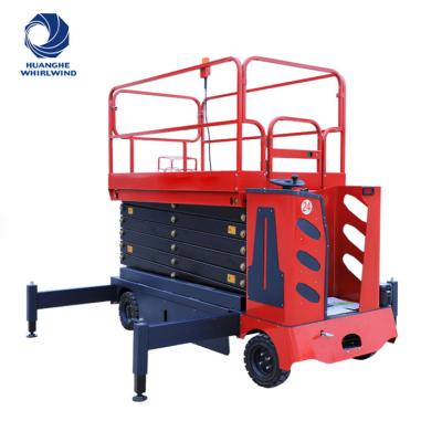 a construção 3.5T Scissor para levantar a cor personalizada na terra Scissor o elevador do carro