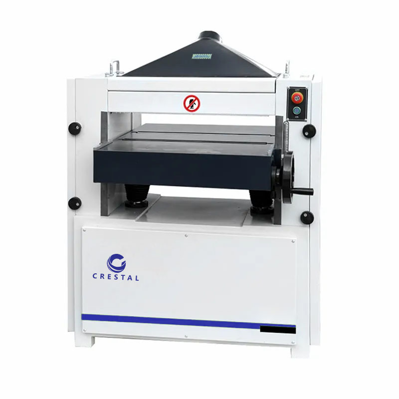 Solid Wood Thicknesser with Single Side Precision Cutting, Adjustable Work Thickness and Big Dust Collect Cover
