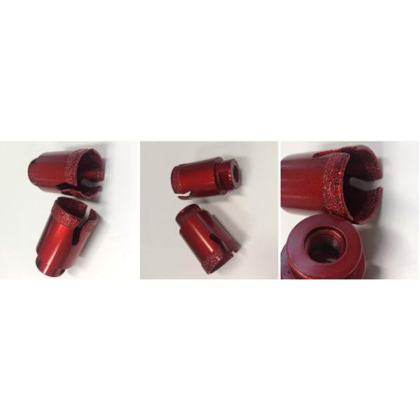 Вакуум паял сухие сверля биты пустотелого сверла диаманта 40mm