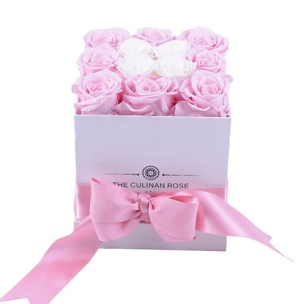 Preserved Roses Gift Eternal Rose In Square Flower Box for wife or gilrfriend