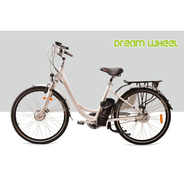 25km/H Electric City Bicycle 700C Front Wheel Gear Motor Roller Brake