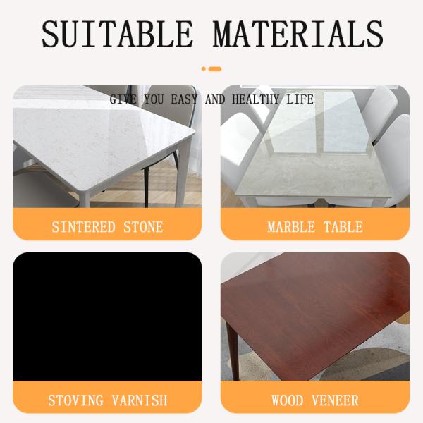 100% Transparent Furniture Protective Film 0.16mm Clear Adhesive Table Protector