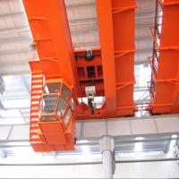 Grand type 20T de QD de grue de pont en crochet de tonnage la cour extérieure de fret