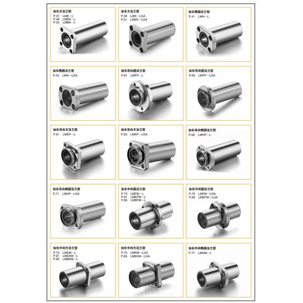 SDM100GA Steel Round Linear Bearings 100mm Shaft Diameter OEM