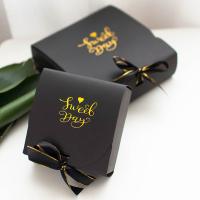 Cajas de regalo de sellado calientes de Logo Foldable Cardboard Paper Jewelry