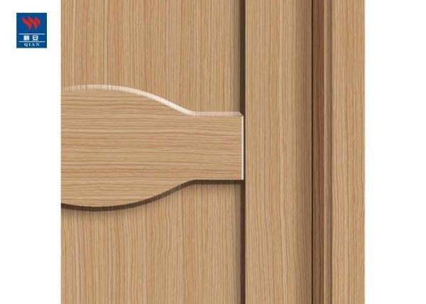Foshan Waterproof Bathroom Wooden Composite Patterns Interior  Painted Wpc Door