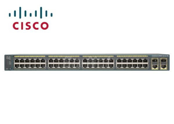 Original New Cisco 48 Port Switch , Cisco Ethernet Switch WS-C2960-48TC-S 48 Port C2960 Series
