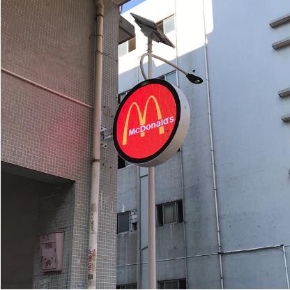 China supplier high quality HD video advertising indoor/outdoor round screen circle led display