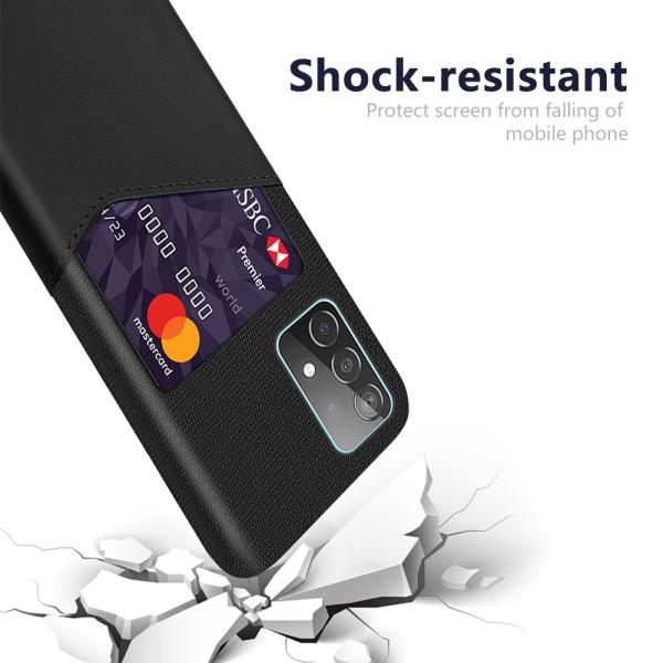 Scratch Proof Card Holder Mobile Cover , PU Leather Fall Protection Phone Case For Samsung