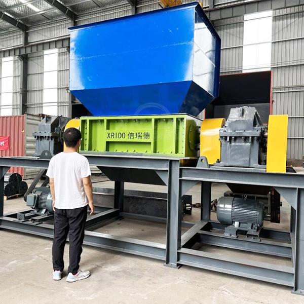 Customization Shredder Crusher Motor Iron Aluminium Crusher Plastic Bottle Two Shaft Mini Shredder Metal Shredder Machine
