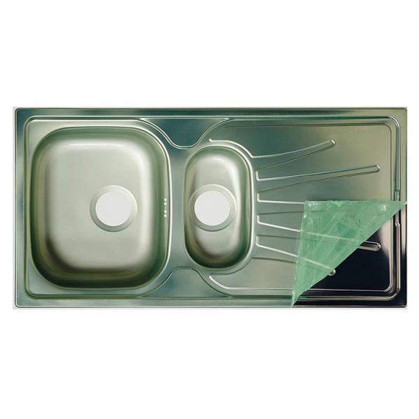 Low Adhesion Level PE Stainless Steel Protective Film For Deep Drawing Sink HL With Water-Based Acrylic Glue
